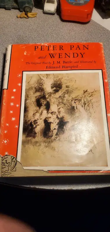 Peter Pan and Wendy Hardcover Book J. M. Barrie 1940 Blampied, T, View more