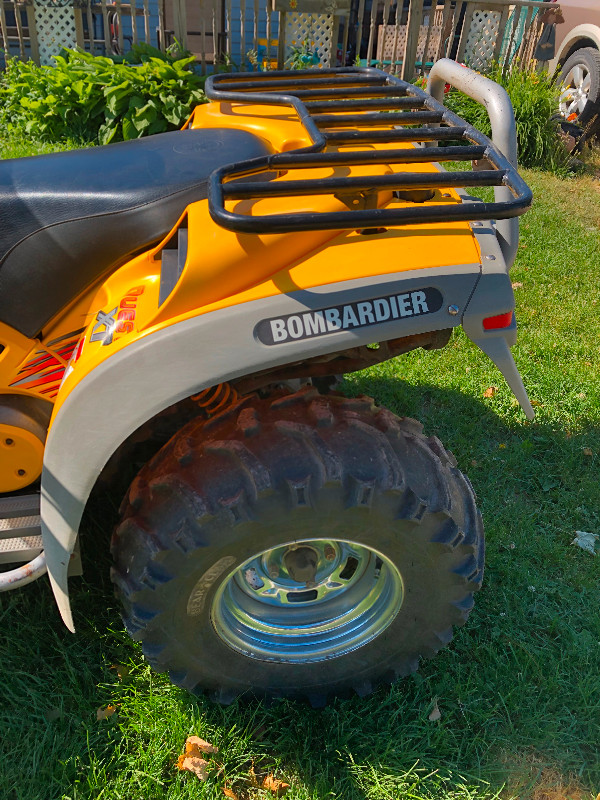 2002  BOMBARDIER Quest XT 650 4x4 All Wheel Drive with wench in ATV Parts, Trailers & Accessories in Kitchener / Waterloo - Image 3