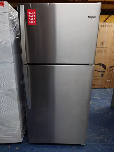 Whirlpool "30" Stainless Steel Top Freezer Bottom Fridge on Sale, View more