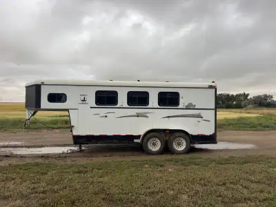 3 Horse Circle J Horse Trailer, View more