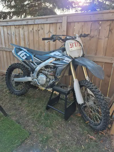 Fuel-injected YZ450FX with electric start. Tunable via Yamaha Power Tuner app (built-in WiFi). Trail...
