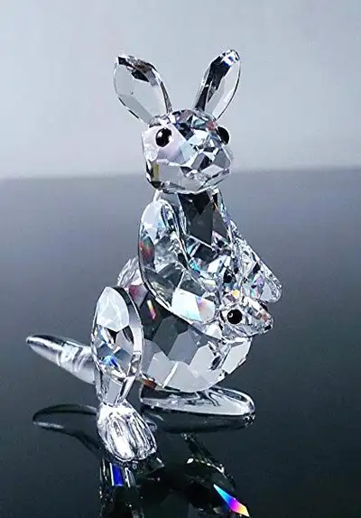 Swarovski Crystal  Mother KANGAROO  with BABY JOEY, View more