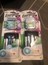 Energizer rechargeable batteries/with chargers 