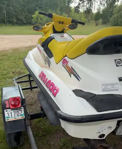 Selling a solid and fun Sea-Doo GTI jet ski. This is a great machine for cruising, towing, or just e...