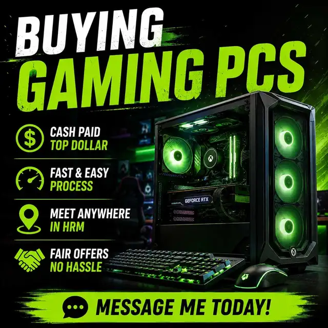 Buying Gaming PCs and Laptops for Cash!