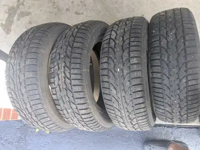 Winterforce2 winter tires. 235/55/17 set of four. Firestone Winterforce 2 tires provide a grip you c...