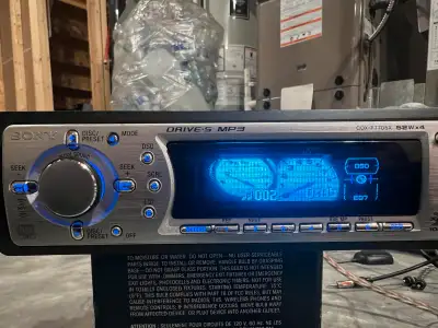 CDX-F7705X Car stereo, a real gem for audio enthusiasts! This unit boasts a vibrant display and play...