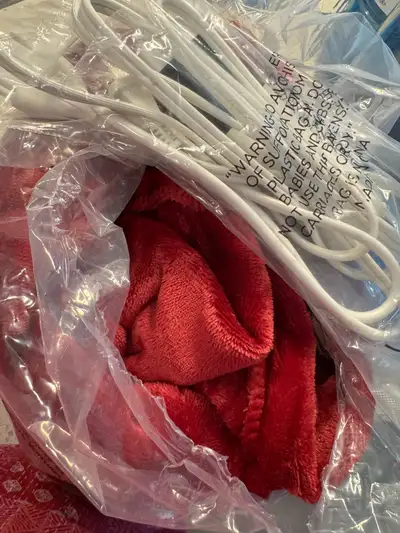 Heated blanket Red wine colour, View more