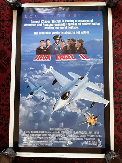 Original IRON EAGLE II (1988) Rolled 1 Sheet Movie Poster, View more
