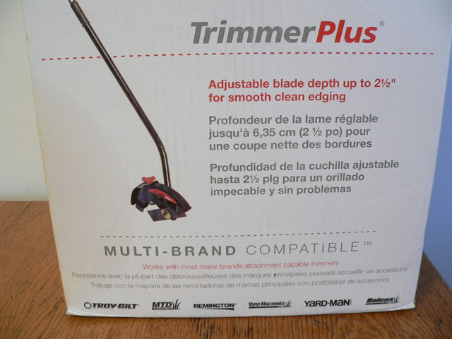 NEW TrimmerPlus LawnEdger LE720 Multi Brand Compatible Attachmen in Outdoor Tools & Storage in North Bay - Image 4
