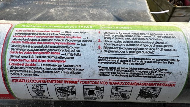 Couvre-parterre, dompteur de mauvaises herbes dans Plantes, engrais et terreaux  à Trois-Rivières - Image 3