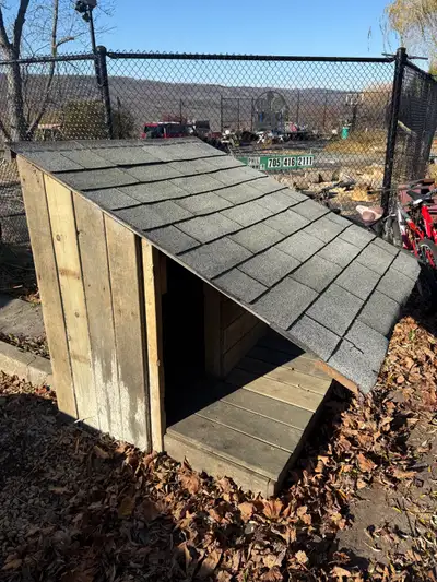 Big Dog House with a covered rain porch even!, View more