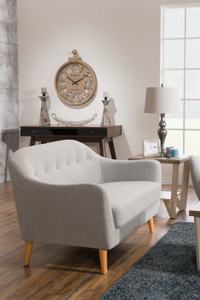 Beautiful 2.5 seater sofa in light grey