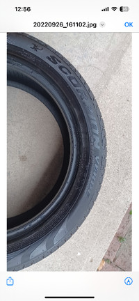 À vendre 4 pneus neufs  Pirelli Scorpion Vendre 235-50-19.  900$