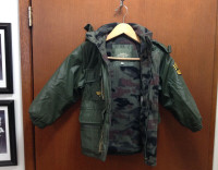 Boys Winter Coat - Size 4 - Aviator Camouflage