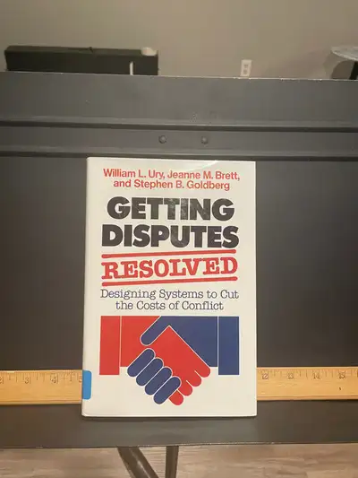 getting disputes resolved designing system, View more