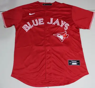 Canada Day Toronto Blue Jays Sewn Jersey Large Red Nike NEW NWOT, View more
