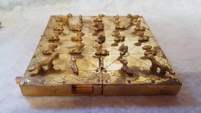 Vintage Brass Nepalese Game Bagh-chal in Home Décor & Accents in Whitehorse