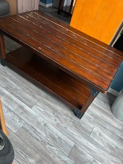 Coffee table with 2 side tables,, View more