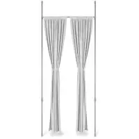 Umbra Anywhere Curtain Rod & Room Divider Metallic-Nickel