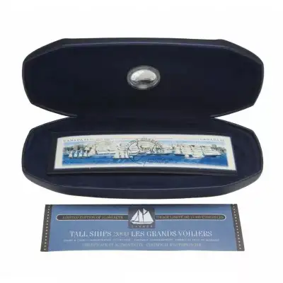 2000 Canada Tall Ships Coin & Stamp Set