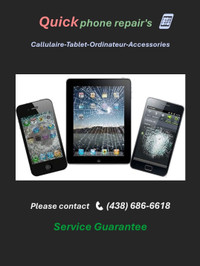 Quick Reparation cellulair, Apple, Samsung, Tab, Ipad, ETC’