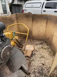 Affordable stump removal, text pictures for simple estimate.