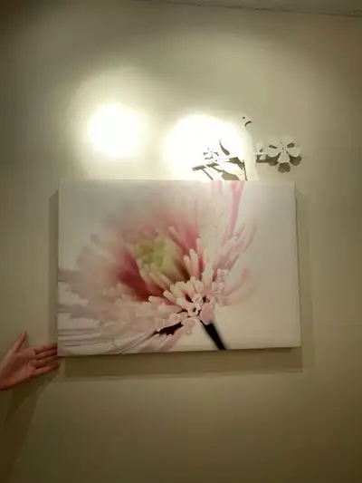 Large CANVAS ART pink flower (Lowertown Ottawa), View more