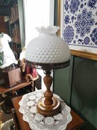 VINTAGE ROXTON TABLE LAMP WOOD BODY PERFECT - NO GLASS