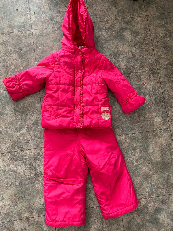 Ensemble d’hiver manteau et pantalon pour fille, taille 2 ans dans Enfants et jeunesse  à Drummondville - Image 2