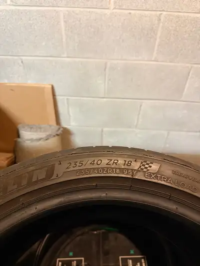 4 Michelin Ps4 tires, staggered fit $300 2 x 235/40/zr18, slightly used have plenty of tread left. D...