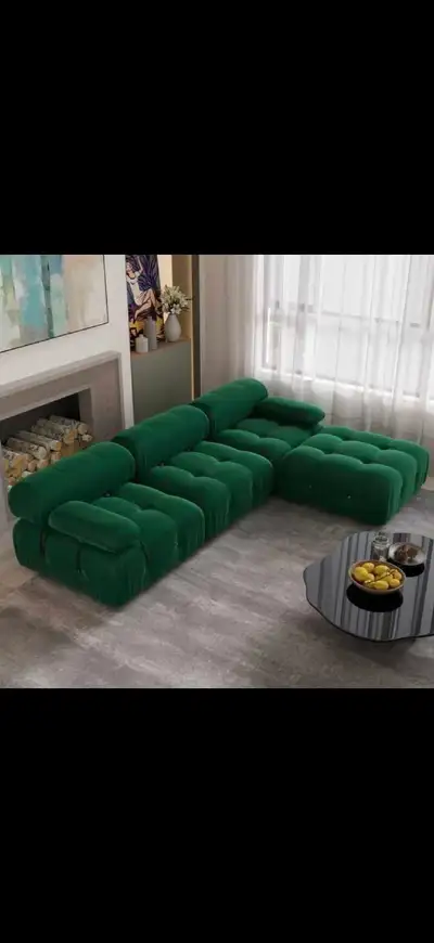 104" L-Shaped Sectional Sofa,Minimalist Velvet Sofas Couches, View more