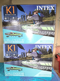 Intex Challenger K1 Inflatable Kayak - New In Box