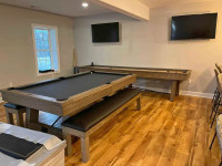 Shuffleboards and Pool tables