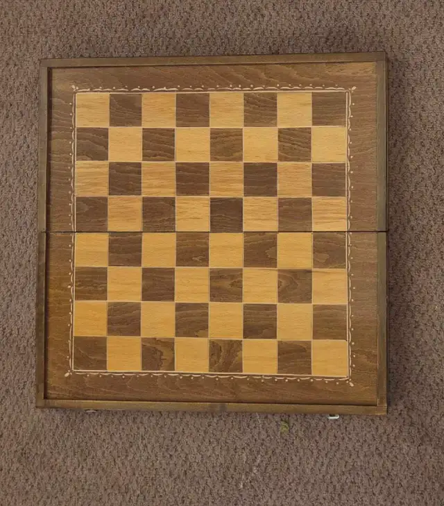 Vintage Thorness inlaid wooden multi-game board in Toys & Games in City of Toronto - Image 5
