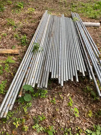 12 foot long fence and dock pipe, View more