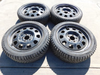 4 Sailun Winter Tires wit Steel Rims 215/55/17 (5x115 mm)