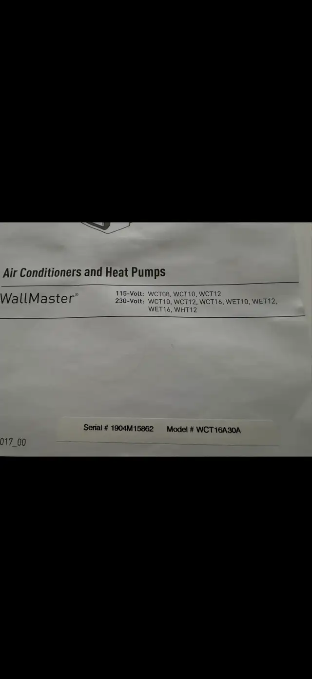 Friedrich WallMaster Wall-Mounted Air Conditioner577399343588976642