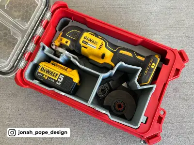 not selling tool or packout This is a custom insert that I have designed to fit your Milwaukee Packo...
