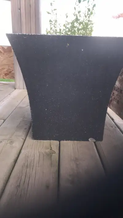 2 16”x16” x16” ceramic planters heavy!, View more