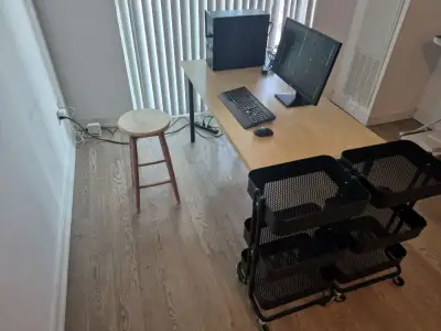 You can test the system before purchase (computer, monitor, keyboard/mouse). Well maintained, from a...