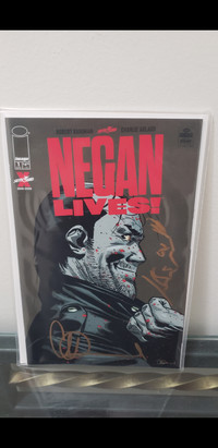 Negan Lives #1 SIGNED AND SKETCHED by Charlie Adlard 