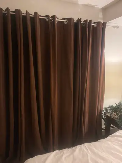 Chocolate Blackout Curtains, View more