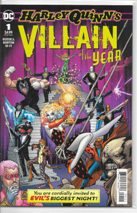 Harley Quinn's Villain of the Year #1 A Amanda Connor 1st Print