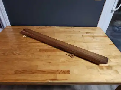 Wooden handrail, perfect for adding a touch of warmth to your home! It comes with the necessary brac...