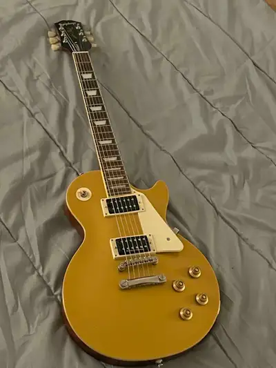 Epiphone Inspired by Gibson Les Paul Gold Top w Duncan pickups, View more