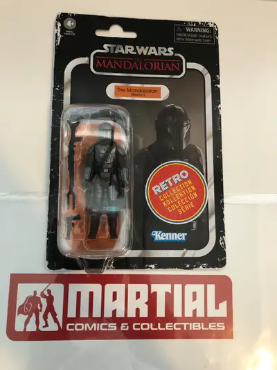 Mandalorian Beskar Star Wars Retro Collection action figure MOC, View more