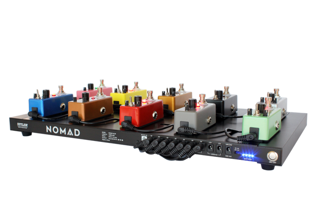 Nomad Outlaw M128 Pedal Board with rechargeable battery + Bag in Amps & Pedals in Oshawa / Durham Region - Image 4