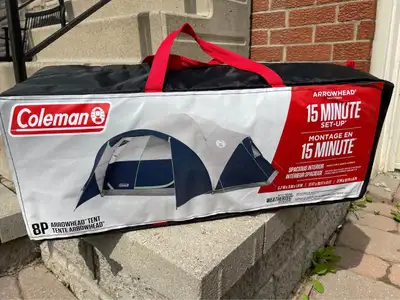 Coleman 8-Person Arrowhead Tent, WeatherTec for Storm Conditions, View more