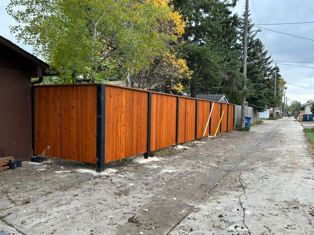 Holes, Posts & Fences! in Fence, Deck, Railing & Siding in Winnipeg